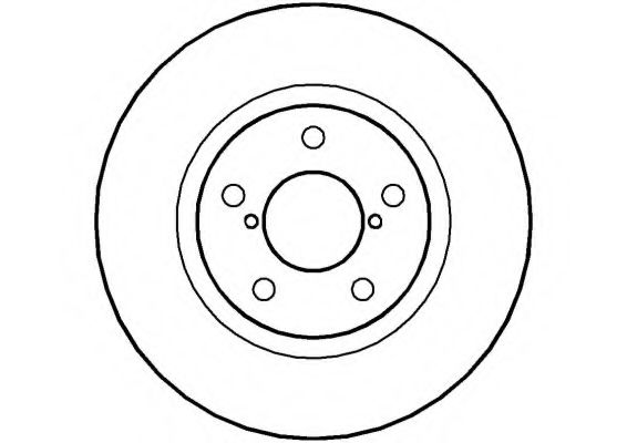 NATIONAL NBD472 Тормозной диск 