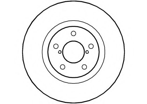 NATIONAL NBD541 Тормозной диск 