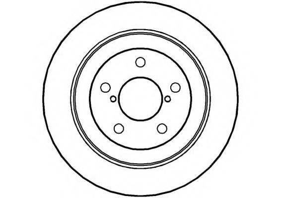 NATIONAL NBD542 Тормозной диск 