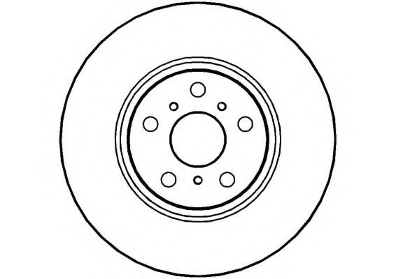 NATIONAL NBD553 Тормозной диск 