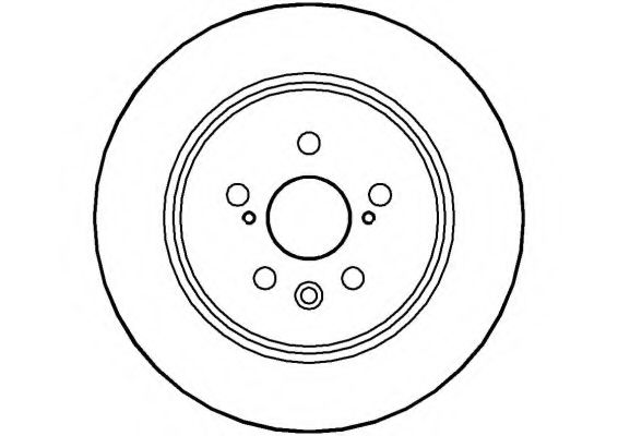 NATIONAL NBD554 Тормозной диск 
