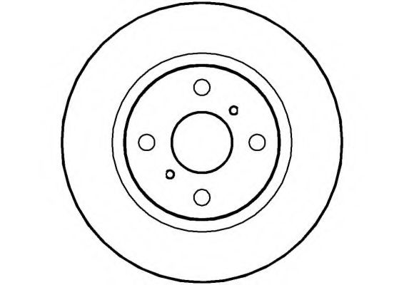 NATIONAL NBD555 Тормозной диск 