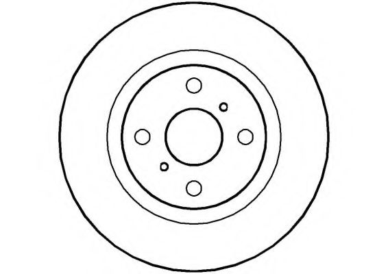 NATIONAL NBD556 Тормозной диск 