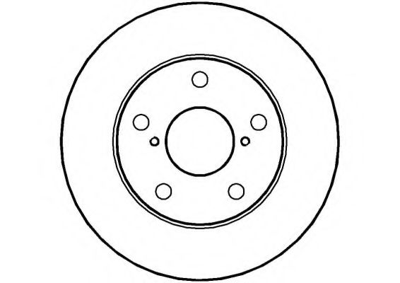 NATIONAL NBD557 Тормозной диск 