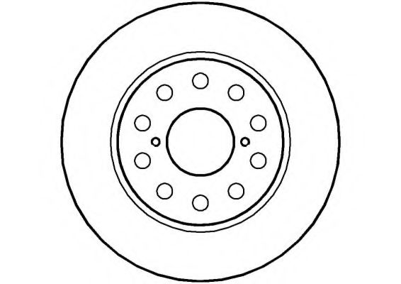 NATIONAL NBD558 Тормозной диск 