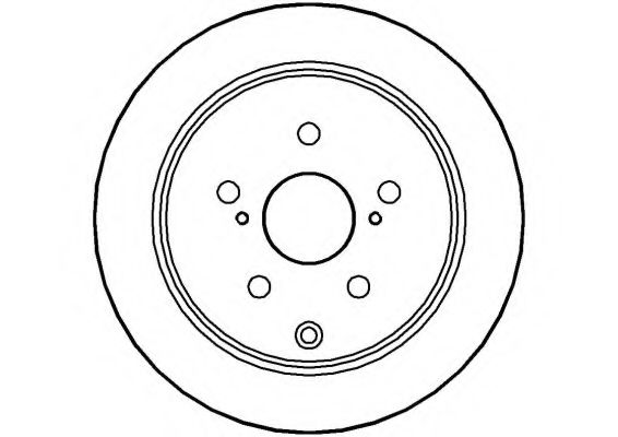 NATIONAL NBD559 Тормозной диск 