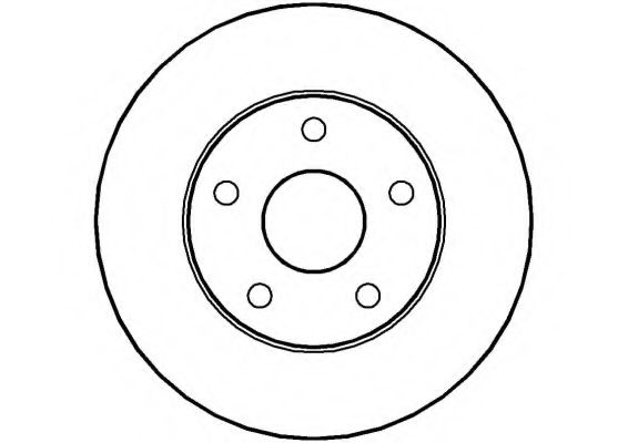 NATIONAL NBD562 Тормозной диск 