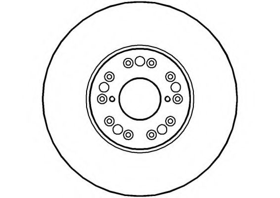 NATIONAL NBD563 Тормозной диск 