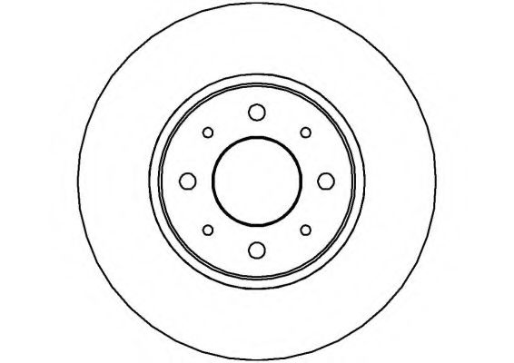 NATIONAL NBD569 Тормозной диск 