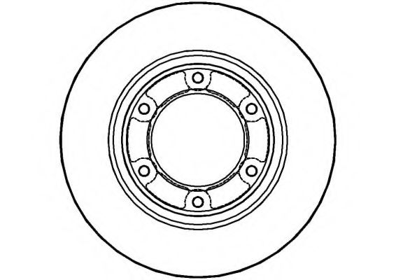 NATIONAL NBD573 Тормозной диск 