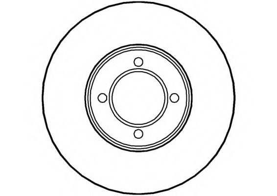 NATIONAL NBD575 Тормозной диск 