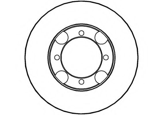 NATIONAL NBD589 Тормозной диск 