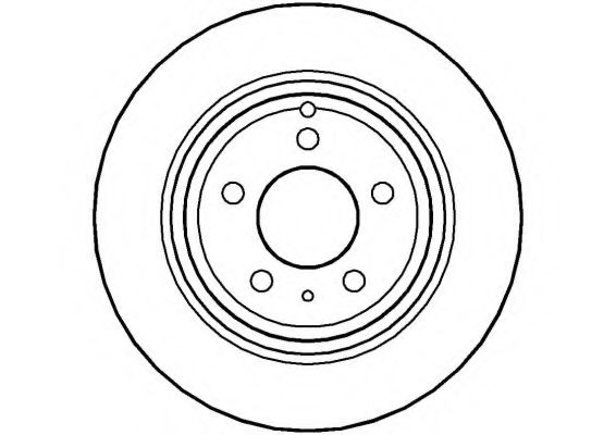 NATIONAL NBD591 Тормозной диск 