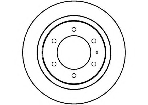 NATIONAL NBD594 Тормозной диск 