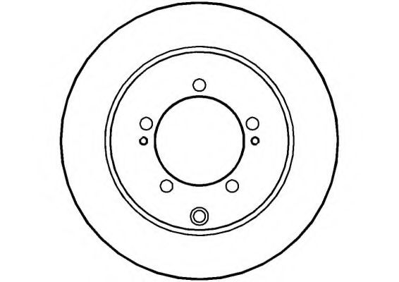 NATIONAL NBD604 Тормозной диск 