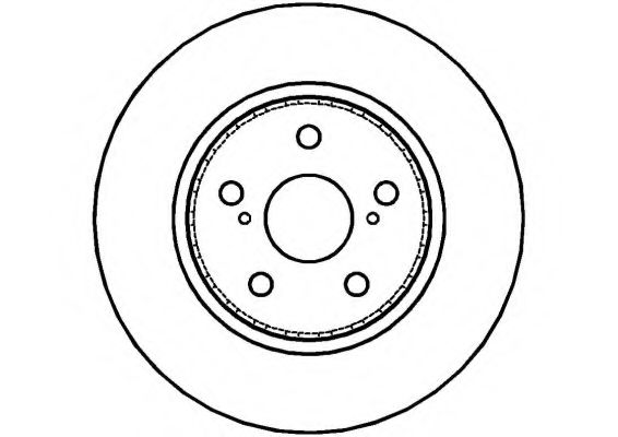 NATIONAL NBD607 Тормозной диск 