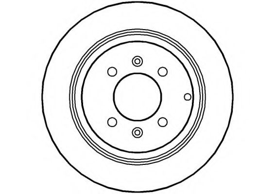 NATIONAL NBD800 Тормозной диск для PEUGEOT (Пежо) NATIONAL NBD800 Тормозной диск для PEUGEOT (Пежо)