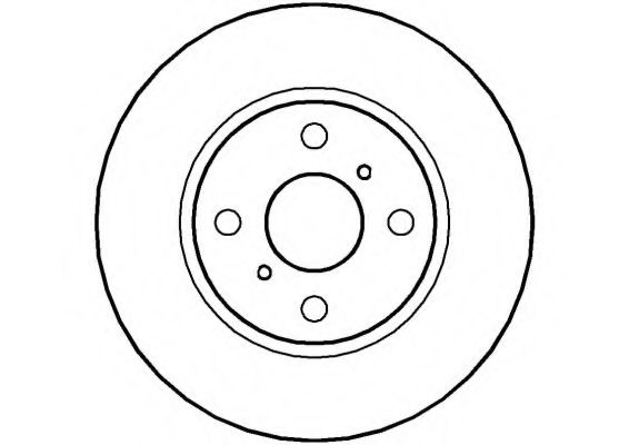 NATIONAL NBD806 Тормозной диск для TOYOTA (Тойота/тоета) NATIONAL NBD806 Тормозной диск для TOYOTA (Тойота/тоета)