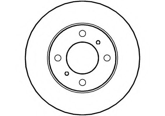 NATIONAL NBD837 Тормозной диск для PROTON SATRIA (Протон Сатриа) NATIONAL NBD837 Тормозной диск для PROTON SATRIA (Протон Сатриа)