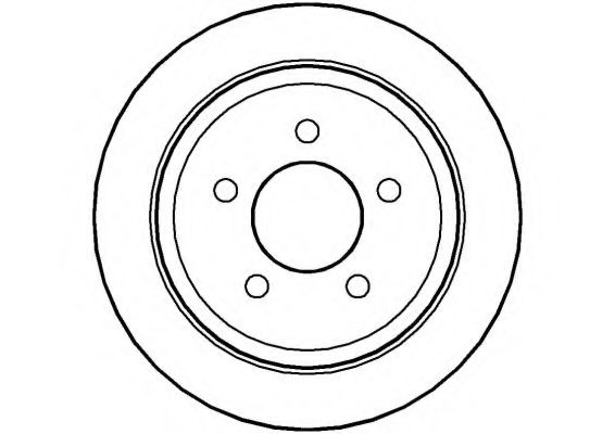 NATIONAL NBD884 Тормозной диск для JEEP (Джип) NATIONAL NBD884 Тормозной диск для JEEP (Джип)