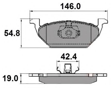 NATIONAL NP2130 Тормозные колодки для VOLKSWAGEN (Фольксваген) NATIONAL NP2130 Тормозные колодки для VOLKSWAGEN (Фольксваген)