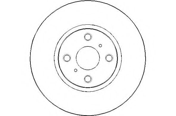 NATIONAL NBD1610 Тормозной диск для TOYOTA YARIS (Тойота/тоета Ярис) NATIONAL NBD1610 Тормозной диск для TOYOTA YARIS (Тойота/тоета Ярис)