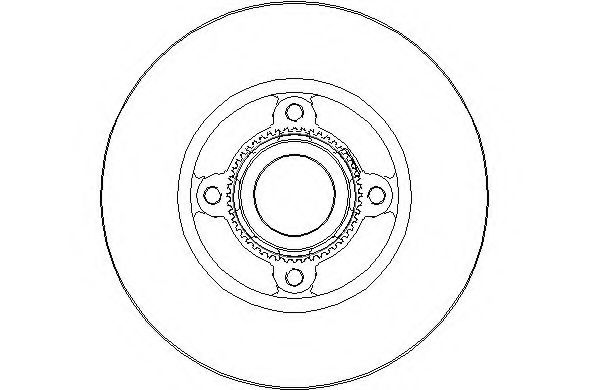 NATIONAL NBD1798 Тормозной диск 