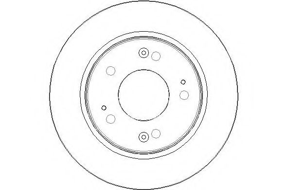 NATIONAL NBD1804 Тормозной диск 