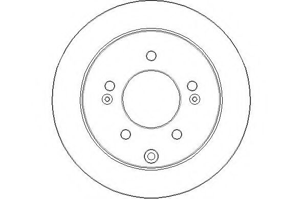 NATIONAL NBD1809 Тормозной диск 