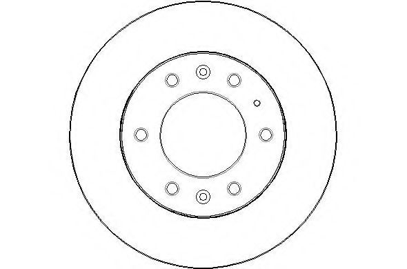 NATIONAL NBD1822 Тормозной диск 