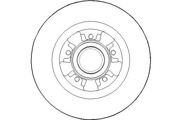 NATIONAL NBD1839 Тормозной диск 