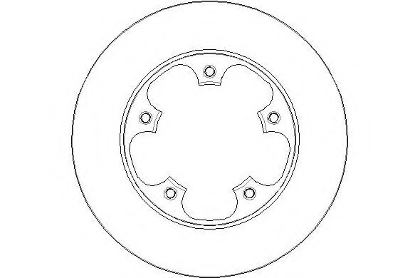 NATIONAL NBD1847 Тормозной диск 