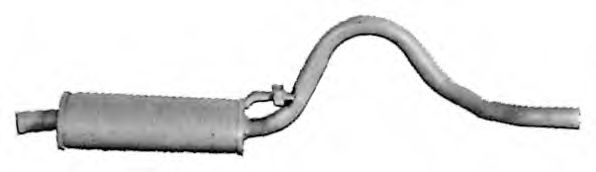 IMASAF 54.15.06 Средний глушитель выхлопных газов для OPEL KADETT C (Опель Кадэтт c) IMASAF 54.15.06 Средний глушитель выхлопных газов для OPEL KADETT C (Опель Кадэтт c)