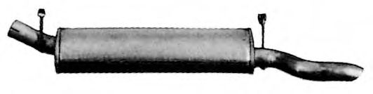 IMASAF 54.57.07 Глушитель выхлопных газов конечный для OPEL ASCONA C (Опель Асcона c) IMASAF 54.57.07 Глушитель выхлопных газов конечный для OPEL ASCONA C (Опель Асcона c)