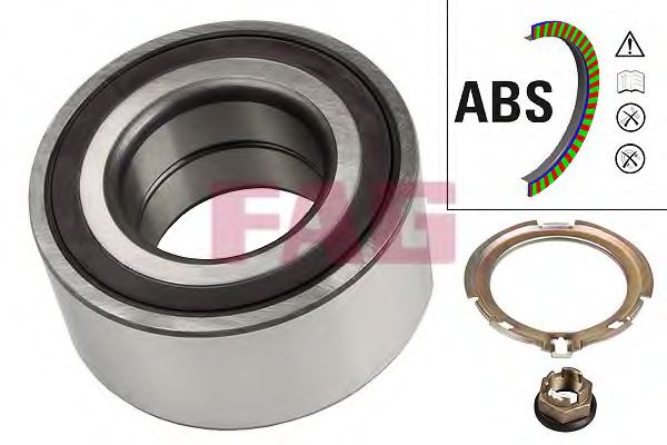 FAG 713 6442 90 Комплект подшипника ступицы колеса для RENAULT VEL SATIS (Рено Вел сатис) FAG 713 6442 90 Комплект подшипника ступицы колеса для RENAULT VEL SATIS (Рено Вел сатис)