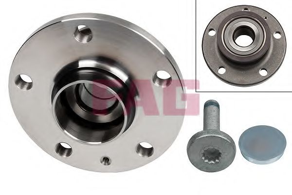 FAG 713 6106 90 Комплект подшипника ступицы колеса для VOLKSWAGEN GOLF V (Фольксваген Гольф 5) FAG 713 6106 90 Комплект подшипника ступицы колеса для VOLKSWAGEN GOLF V (Фольксваген Гольф 5)