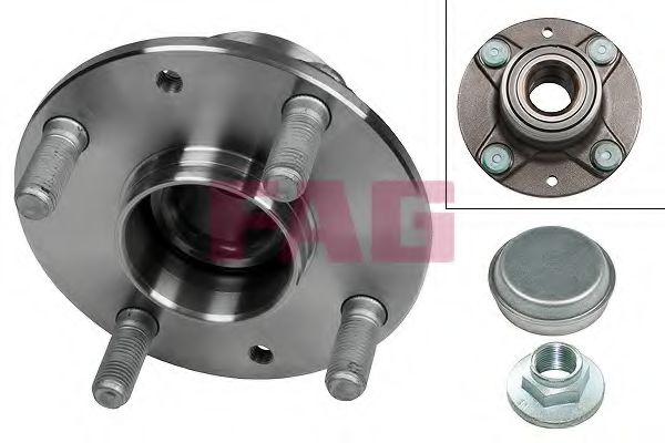 FAG 713 6152 90 Комплект подшипника ступицы колеса для MAZDA 121 METRO (Мазда 121 мэтро) FAG 713 6152 90 Комплект подшипника ступицы колеса для MAZDA 121 METRO (Мазда 121 мэтро)