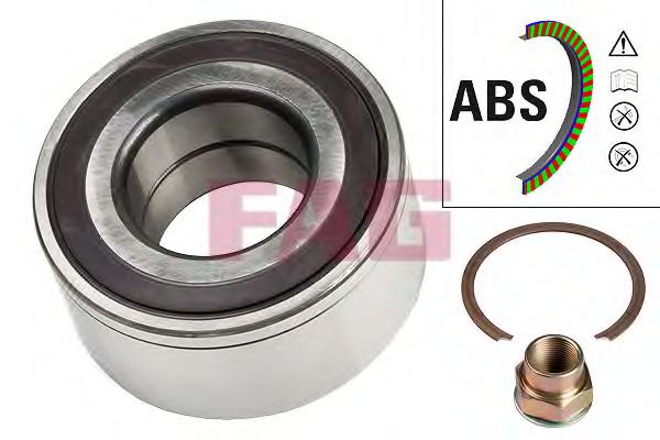 FAG 713 6907 50 Комплект подшипника ступицы колеса для FIAT STILO (Фиат Стило) FAG 713 6907 50 Комплект подшипника ступицы колеса для FIAT STILO (Фиат Стило)