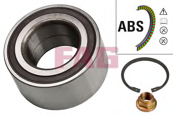 FAG 713 6174 50 Комплект подшипника ступицы колеса для HONDA ACCORD VII (Хонда Аккорд 7) FAG 713 6174 50 Комплект подшипника ступицы колеса для HONDA ACCORD VII (Хонда Аккорд 7)