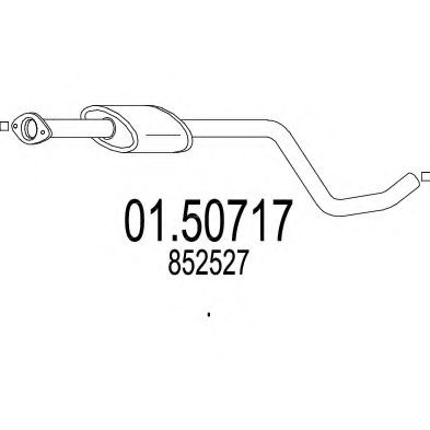 MTS 01.50717 Средний глушитель выхлопных газов для OPEL ASTRA GTC J (Опель Астра гтс) MTS 01.50717 Средний глушитель выхлопных газов для OPEL ASTRA GTC J (Опель Астра гтс)