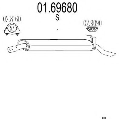 MTS 01.69680 Глушитель выхлопных газов конечный для LANCIA DEDRA SW (Лансиа/лянча Дэдра св) MTS 01.69680 Глушитель выхлопных газов конечный для LANCIA DEDRA SW (Лансиа/лянча Дэдра св)