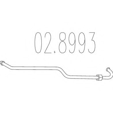 MTS 02.8993 Соединительные элементы, система выпуска для VOLVO C30 (Вольво C30) MTS 02.8993 Соединительные элементы, система выпуска для VOLVO C30 (Вольво C30)
