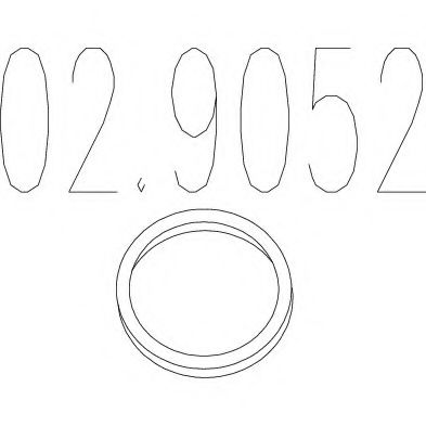 MTS 02.9052 Прокладка, труба выхлопного газа для MAZDA PREMACY (Мазда Premacy) MTS 02.9052 Прокладка, труба выхлопного газа для MAZDA PREMACY (Мазда Premacy)