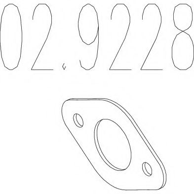 MTS 02.9228 Прокладка, труба выхлопного газа для FIAT IDEA (Фиат Идэа) MTS 02.9228 Прокладка, труба выхлопного газа для FIAT IDEA (Фиат Идэа)