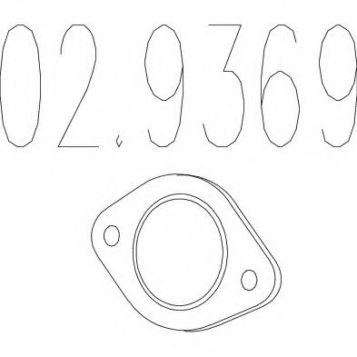 MTS 02.9369 Прокладка, труба выхлопного газа для HYUNDAI EXCEL (Хендай Эxcэл) MTS 02.9369 Прокладка, труба выхлопного газа для HYUNDAI EXCEL (Хендай Эxcэл)