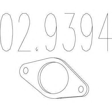 MTS 02.9394 Прокладка, труба выхлопного газа для RENAULT KANGOO RAPID (Рено Кангу рапид) MTS 02.9394 Прокладка, труба выхлопного газа для RENAULT KANGOO RAPID (Рено Кангу рапид)