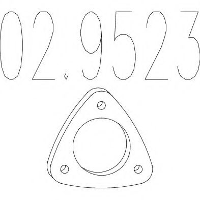 MTS 02.9523 Прокладка, труба выхлопного газа для FORD TRANSIT NEO (Форд Трансит нэо) MTS 02.9523 Прокладка, труба выхлопного газа для FORD TRANSIT NEO (Форд Трансит нэо)