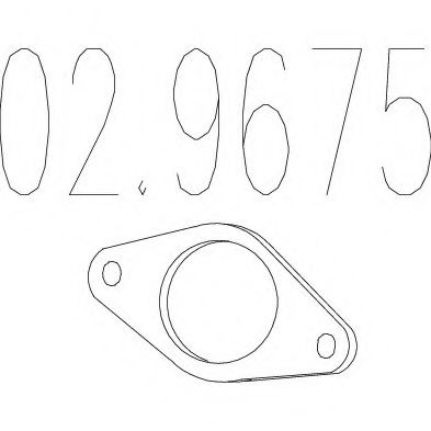 MTS 02.9675 Прокладка, труба выхлопного газа для HYUNDAI EXCEL (Хендай Эxcэл) MTS 02.9675 Прокладка, труба выхлопного газа для HYUNDAI EXCEL (Хендай Эxcэл)