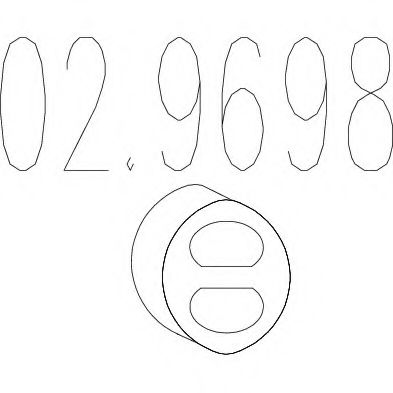 MTS 02.9698 Прокладка, труба выхлопного газа для FORD (Форд) MTS 02.9698 Прокладка, труба выхлопного газа для FORD (Форд)