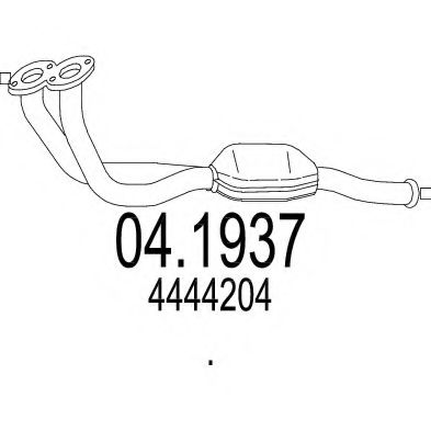 MTS 04.1937 Катализатор для SAAB 900 II (Сааб 900 2) MTS 04.1937 Катализатор для SAAB 900 II (Сааб 900 2)